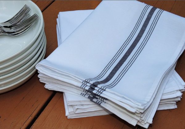 Black Bistro Napkin, Sold by the Dozen