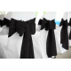 Black Polyester Sash