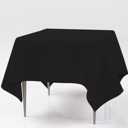 Black Rectangle Tablecloth