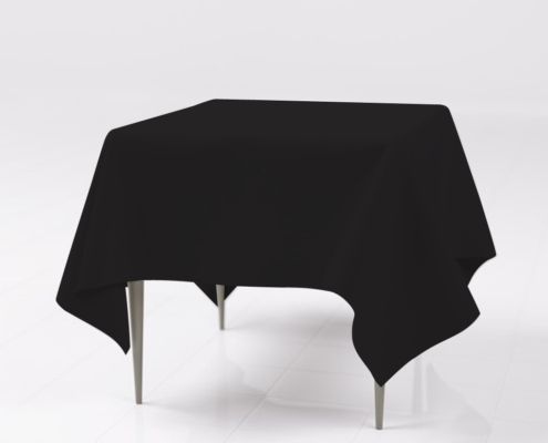 Black Rectangle Tablecloth