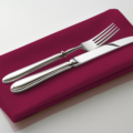 Burgundy Polyester Linen Napkin