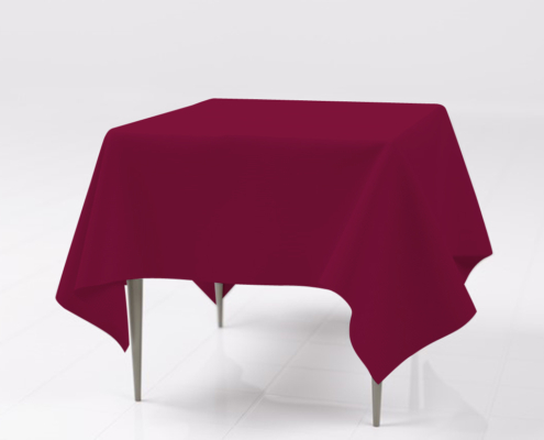 Burgundy Polyester