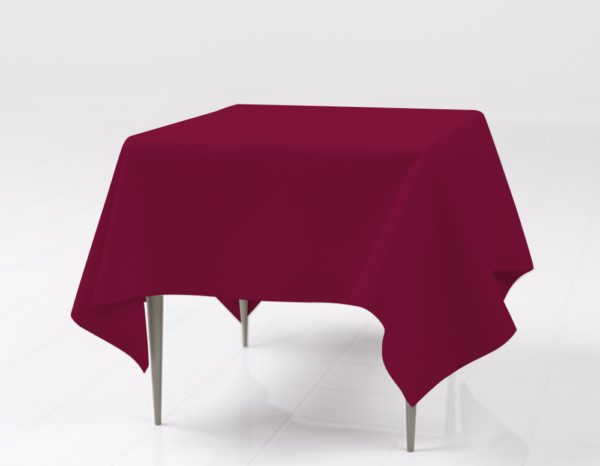 Burgundy Polyester