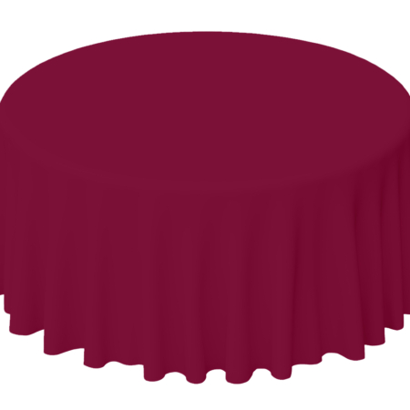 Burgundy Polyester