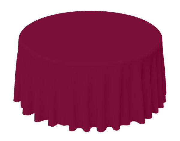 Burgundy Polyester