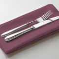 Claret Polyester Linen Napkin