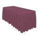 Claret Polyester Table Skirting Clip