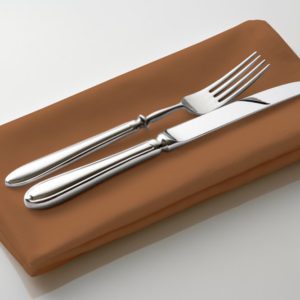 Copper Polyester Linen Napkin