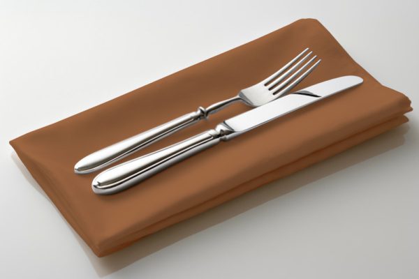 Copper Polyester Linen Napkin