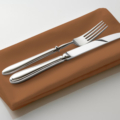 Copper Polyester Linen Napkin