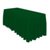 Dark Green Polyester Table Skirting Clip