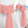 Dusty Rose Polyester Chair Sash rental