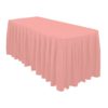 Dusty Rose Polyester Table Skirting Clip