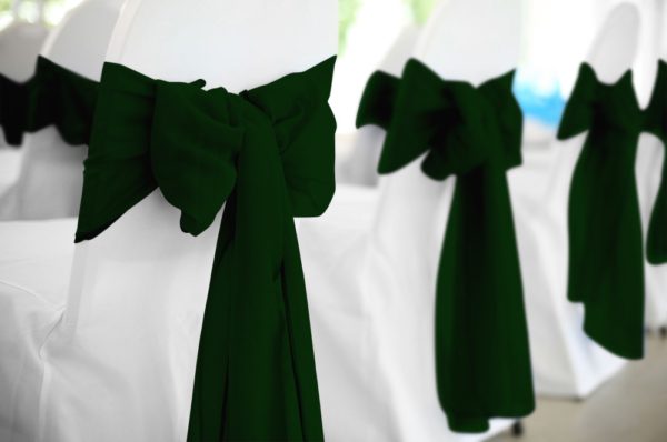 Forest Polyester Chair Sash Rental