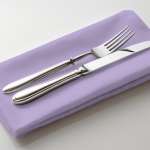 Lilac Polyester Napkin