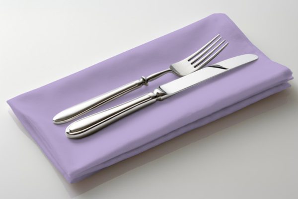 Lilac Polyester Napkin