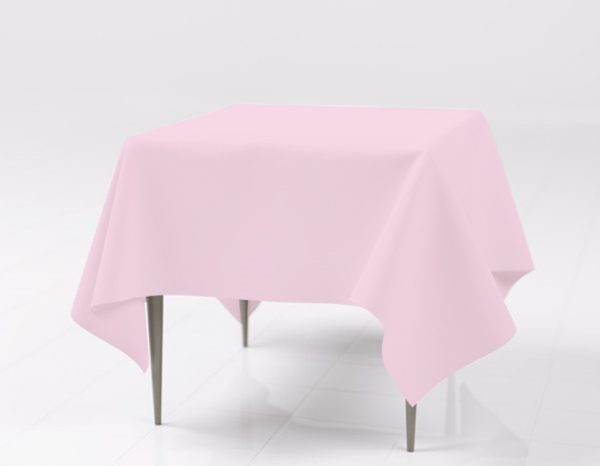 Light Pink Rectangle Tablecloth