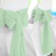 Mint Polyester Chair Sash Rental