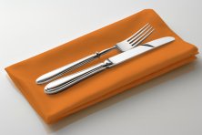 Orange Polyester Napkin