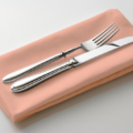 Peach Polyester Napkin