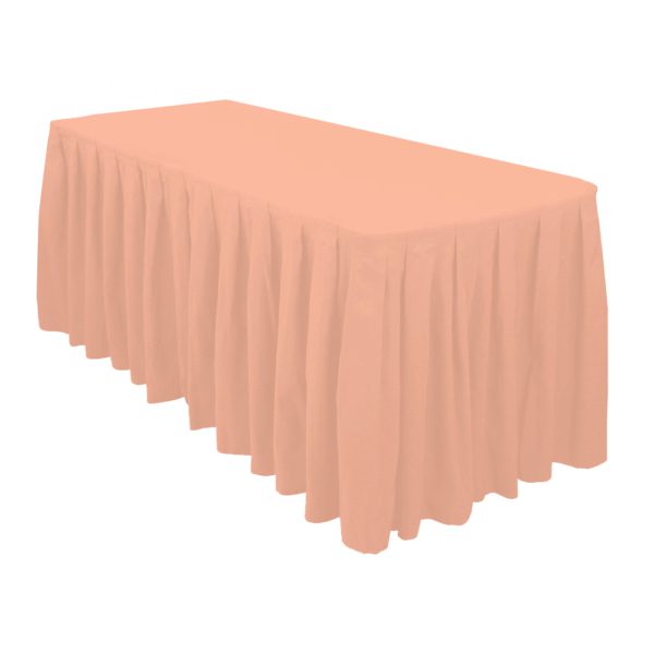 14 x 108 in. Crinkle Taffeta Table Runner Charcoal-163