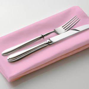 Pink Polyester Napkin