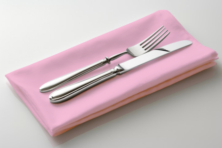 Pink Polyester Napkin