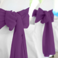 Plum Polyester Sash