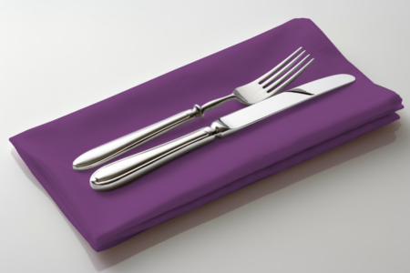 Plum Polyester Napkin