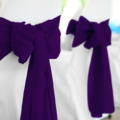 Purple Polyester Sash