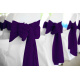 Purple Polyester Sash