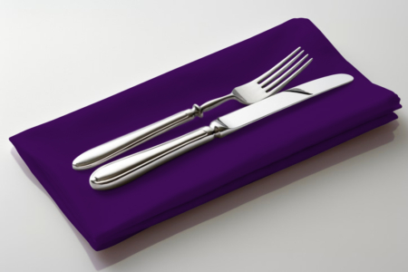 Purple Polyester Napkin