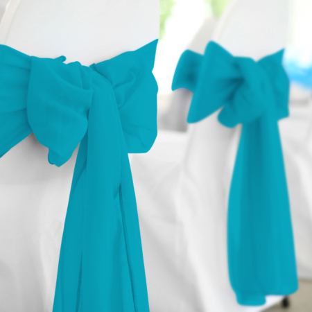 Turquoise Polyester Sash