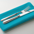 Turquoise Polyester Napkin