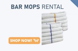 Bar Mop Towels (50 per order) Rental - ASAP Linen